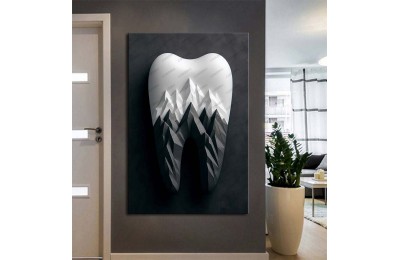 Ağız ve Diş Sağlığı Diş Tablosu Diş Hastanesi Dekorasyon Alp Dağları dsc501