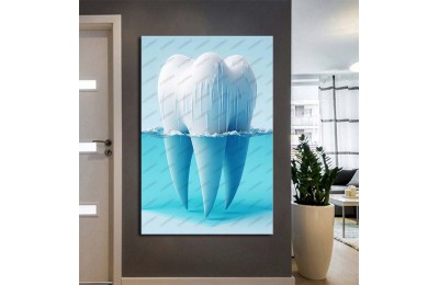 Ağız ve Diş Sağlığı Diş Tablosu Diş Hastanesi Dekorasyon Buz Dağı dsc529