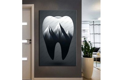 Ağız ve Diş Sağlığı Diş Tablosu Diş Hastanesi Dekorasyon Alp Dağları dsc536