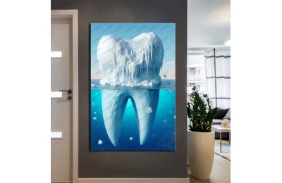 Ağız ve Diş Sağlığı Diş Tablosu Diş Hastanesi Dekorasyon Buz Dağı dsc538