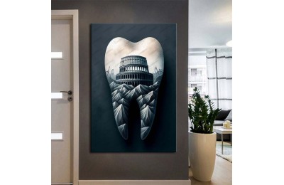 Ağız ve Diş Sağlığı Diş Tablosu Diş Hastanesi Dekorasyon Kolezyum dsc541