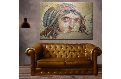 Zeugma Çingene Kızı Gaziantep Temalı Kanvas Tablo dkm-k63-19