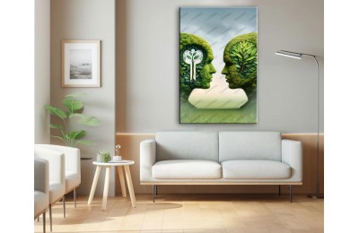 Psikolog, Psikoterapi ve Psikiyatri Merkezi, Terapi Odası Tabloları Hasta ve Psikolog psk80