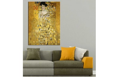 Gustav Klimt Adele Bloch-Bauer’in Portresi Kanvas Tablo dkmr179