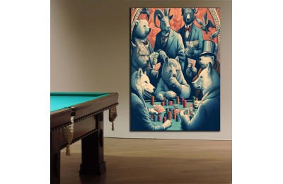 Poker Oynayan Hayvanlar Tablosu, Poker Gecesi dkmr285