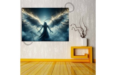 Cennetten Düşen Melek Kanvas Tablo dkmr362