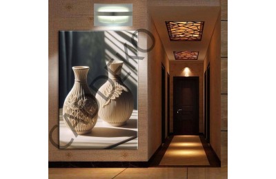 Vazo ve Çiçekler Kanvas Tablo dkmr384