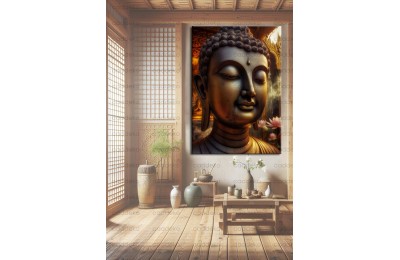 Buda Feng Shui Zen Dekeoratif Kanvas Tablo fngs28
